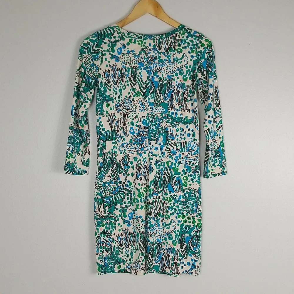 Lilly Pulitzer Corine Sea Oat Escapades Dress XS - Picture 12 of 14